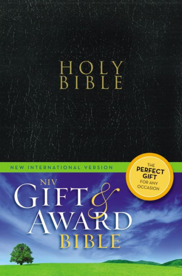 NIV Gift and Award Bible - Imitation Leather, Black