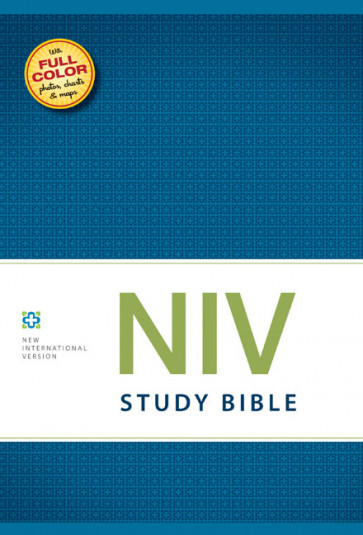 NIV Study Bible - Hardcover With printed dust jacket