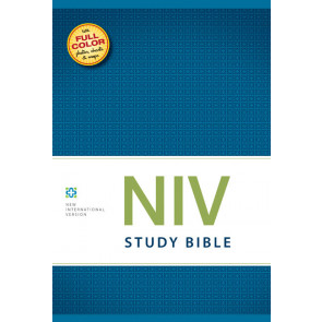 NIV Study Bible - Hardcover With printed dust jacket