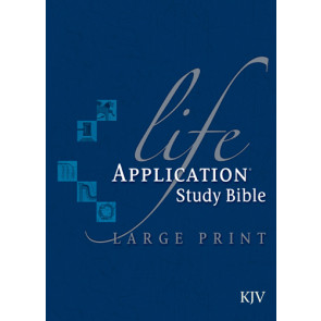KJV Life Application Study Bible, Second Edition, Large Print (Red Letter, Hardcover) - Hardcover With printed dust jacket