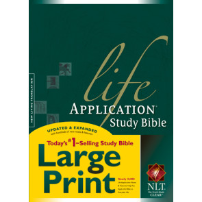 NLT Life Application Study Bible, Second Edition, Large Print (Red Letter, Hardcover, Indexed) - Hardcover With thumb index and ribbon marker(s)