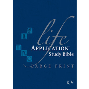 KJV Life Application Study Bible, Second Edition, Large Print (Red Letter, Hardcover, Indexed) - Hardcover With printed dust jacket and thumb index
