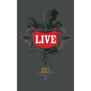 Live NLT  - LeatherLike Charcoal With ribbon marker(s)