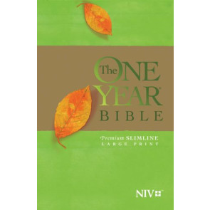 One Year Bible NIV, Large Print Thinline Edition (Softcover) - Softcover