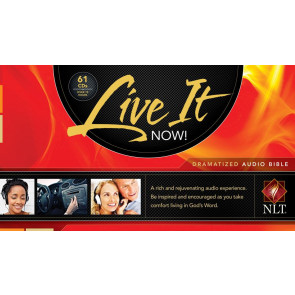 Live It Now! Dramatized Audio Bible (Audio CD, Black) - CD-Audio Black With zip fastener