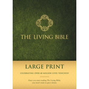Living Bible Large Print Edition (Hardcover, Green) - Hardcover