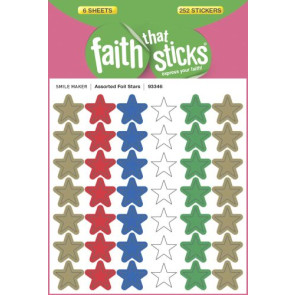 Assorted Foil Stars - Stickers