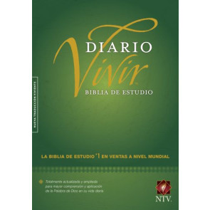Biblia de estudio del diario vivir NTV (Tapa dura, Verde, Índice, Letra Roja) - Hardcover With thumb index