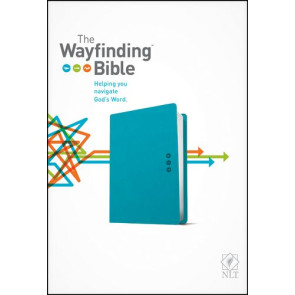 The Wayfinding Bible NLT (LeatherLike, Teal) - LeatherLike Teal With ribbon marker(s)