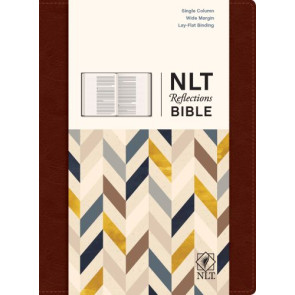 NLT Reflections Bible (Hardcover LeatherLike, Mahogany Brown) - Hardcover Mahogany Brown Imitation Leather With ribbon marker(s)