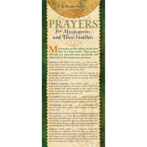 Prayers for Missionaries and Their Families 50-pack - Cards